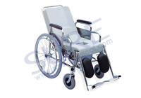 SR605C Commode Wheel Chair