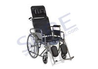 SR608GC Commode Wheel Chair