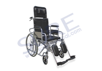SR608GCE Commode Wheel Chair