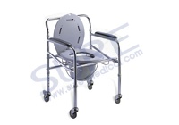 SR696 Commode Wheel Chair
